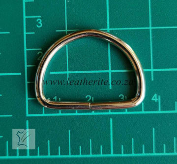 Picture of D-Ring 25mm unwelded Nickel Plated