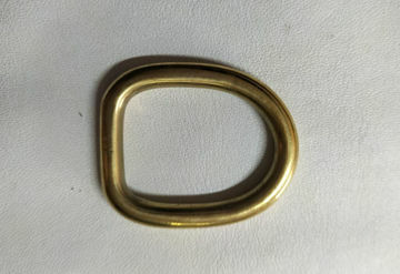 Picture of Solid Brass D Ring 25mm Welded 6mm Thick