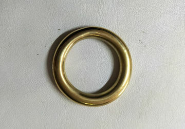 Picture of Solid Brass O Ring 25mm Welded 6mm Thick