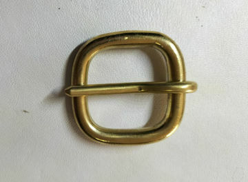 Picture of Solid Brass Buckle Square 25mm 6mm Thick