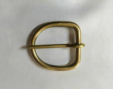 Picture of Solid Brass Buckle Round 38mm 6mm Thick