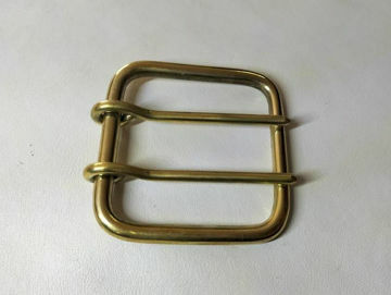 Picture of Solid Brass Buckle Square 50mm D/Prong