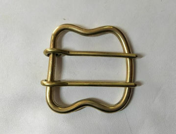 Picture of Solid Brass Buckle Shaped 50mm D/Prong