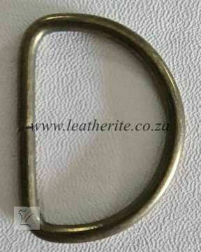 Picture of D-Ring  Unwelded Ant Brass 32mm HC13k