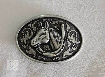 Picture of Buckle Horse 40mm Antique Silver LookH65