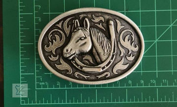 Picture of Buckle Horse 40mm Antique Silver LookH65