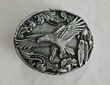 Picture of Buckle Eagle 40mm Antique Silver Look 7