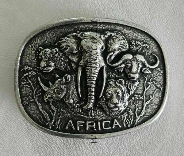 Picture of Buckle Africa Big 5 40mm A/Silver Look 5
