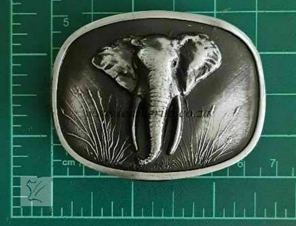 Picture of Buckle Elephant 40mm Black Brushed H50mm