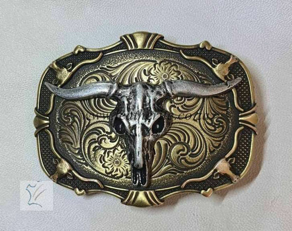 Picture of Buckle 38mm 2 Tone Steer insert BL