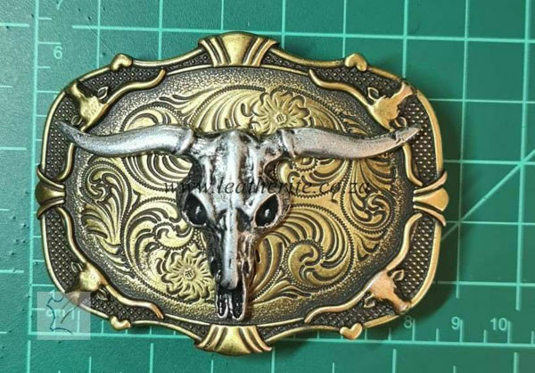 Picture of Buckle 38mm 2 Tone Steer insert BL
