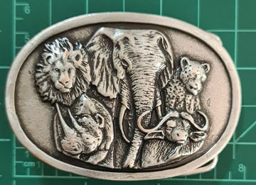 Picture of Buckle Africa Big 5 40mm A/Silver Look