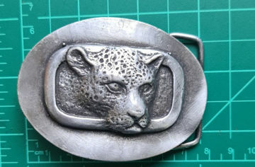Picture of Buckle Leopard 40mm Antique Silver Look