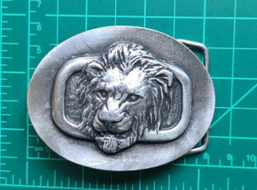 Picture of Buckle Lion 40mm Antique Silver Look H70