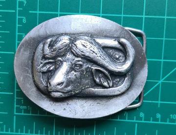 Picture of Buckle Buffalo 40mm Antique Silver Look