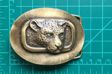 Picture of Buckle Leopard 40mm Brass Look H50