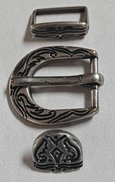 Picture of Buckle Set B122 A/ Silver 20mm