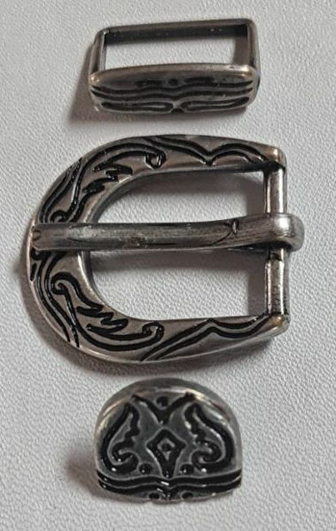 Picture of Buckle Set B122 A/ Silver 20mm